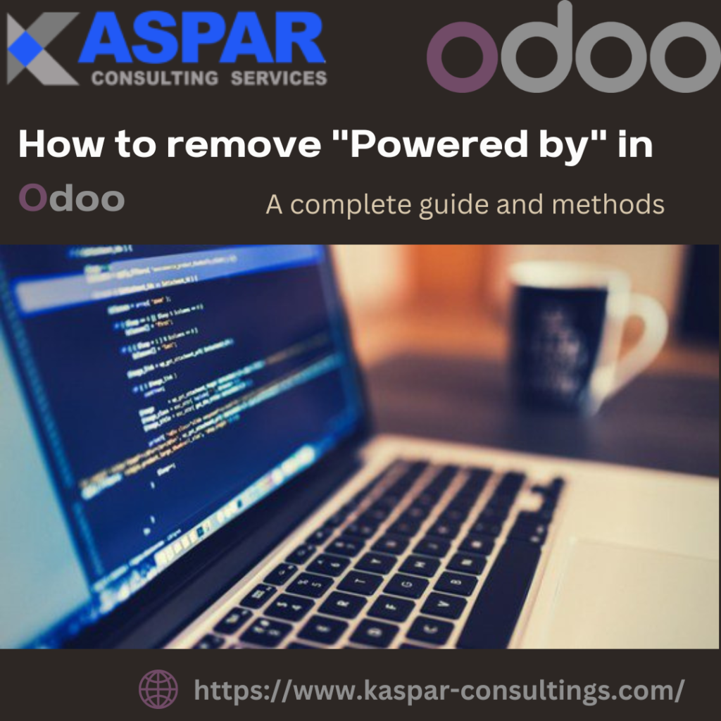 remove powered by in odoo