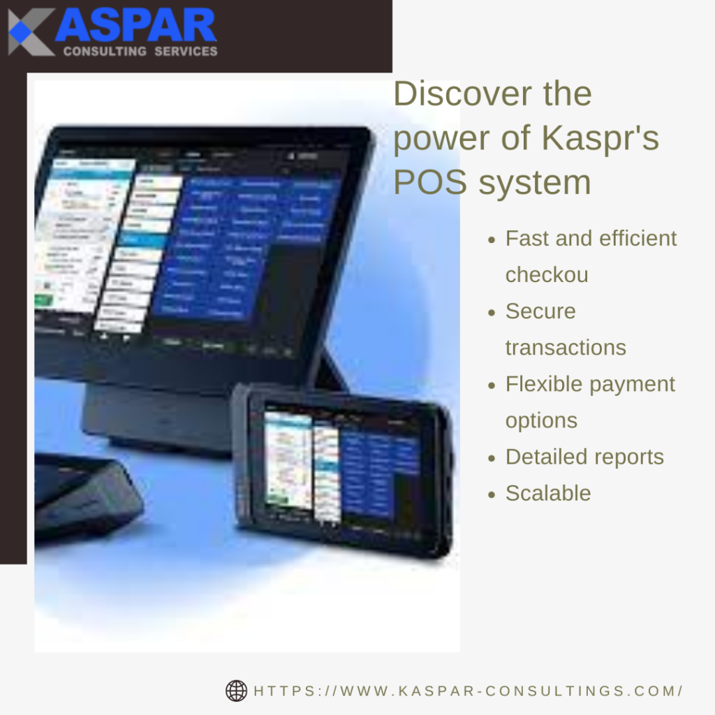 Discover the power of Kaspar's POS system for seamless transactions and enhanced business management. Elevate your business operations with this cutting-edge technology for improved transactions and overall management.