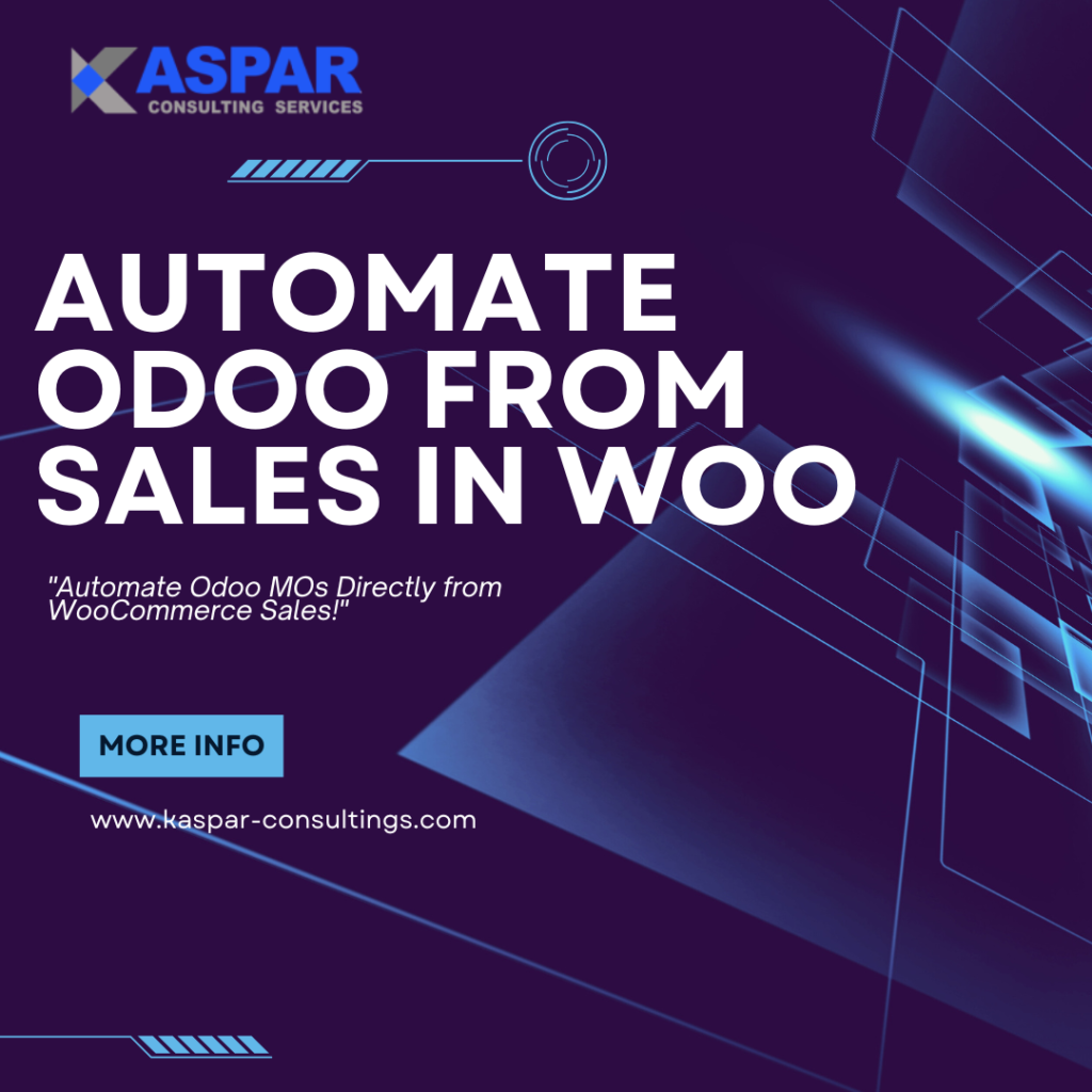 Automate Odoo moo Manufacturing Orders with WooCommerce Sales Integration.