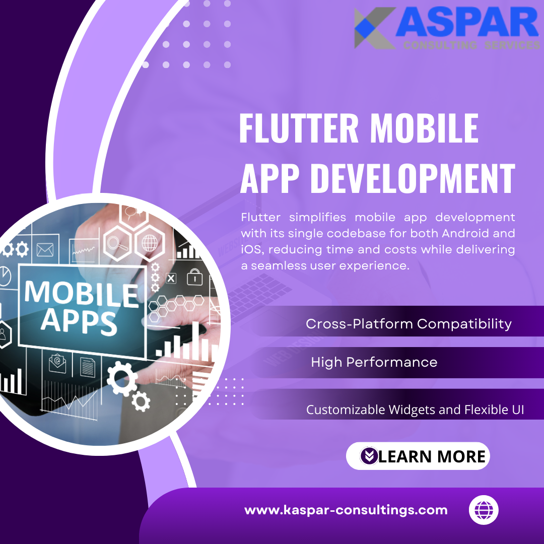 Flutter mobile app development